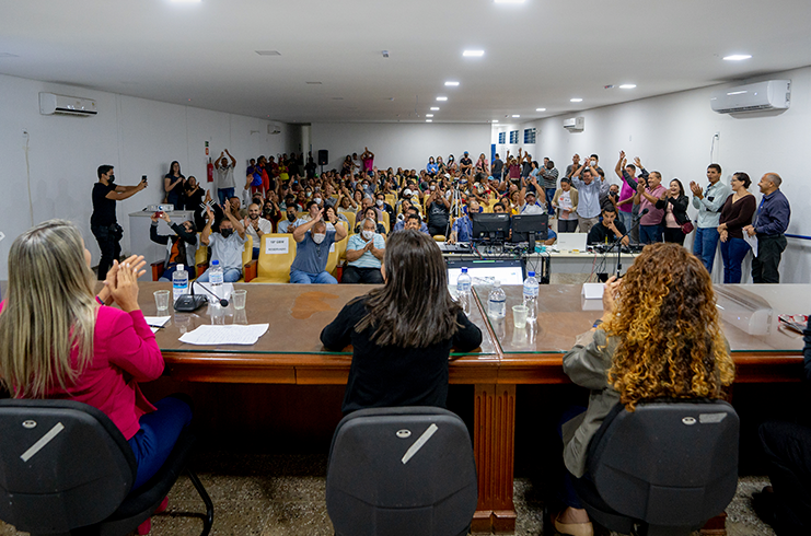 Audiência pública foi realizada pela Seduh na noite de quarta-feira (27) | Foto: Seduh
