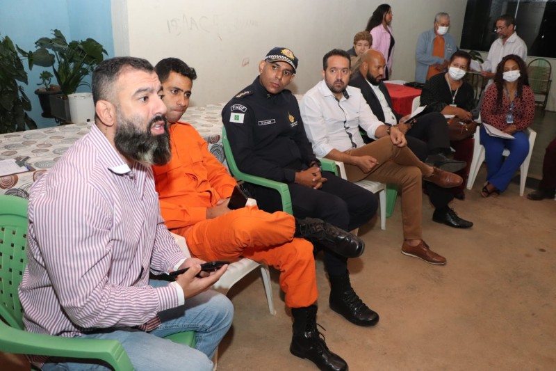 Cerca de 30 pessoas se reiuniram no encontro dos Conselhos de Segurança realizado na Fercal | Foto: SSP/DF