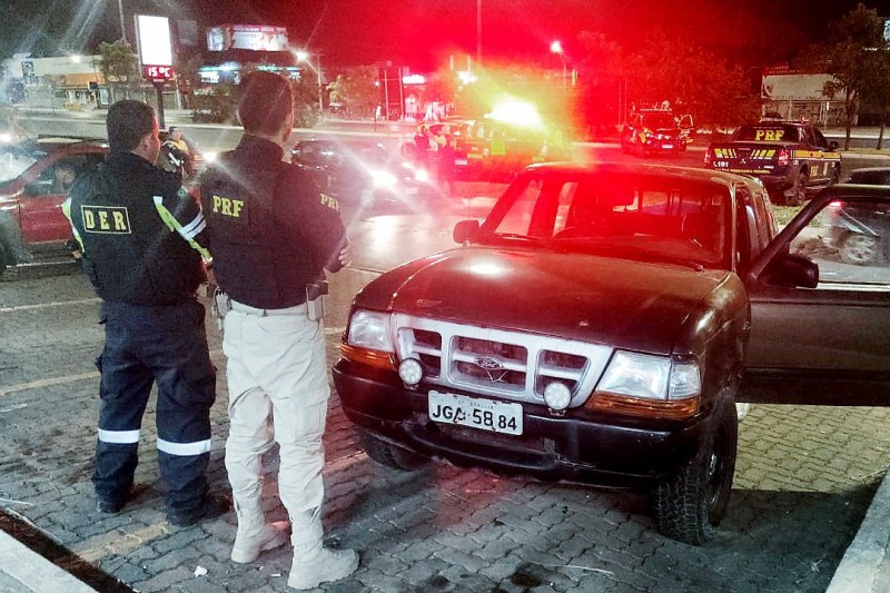 Operação foi feita em oito pontos de Taguatinga e Águas Claras | Foto: Divulgação/DER