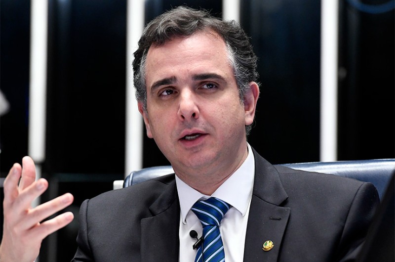 A sessão especial foi requerida pelo senador Rodrigo Pacheco - Jefferson Rudy/Agência Senado