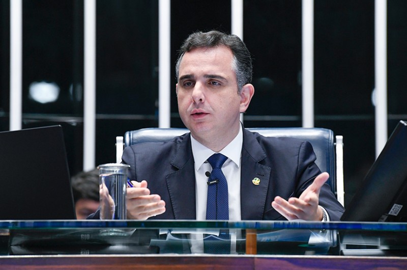 Para Pacheco, a democracia brasileira e revelou forte, firme e em pleno funcionamento - Roque de Sá/Agência Senado