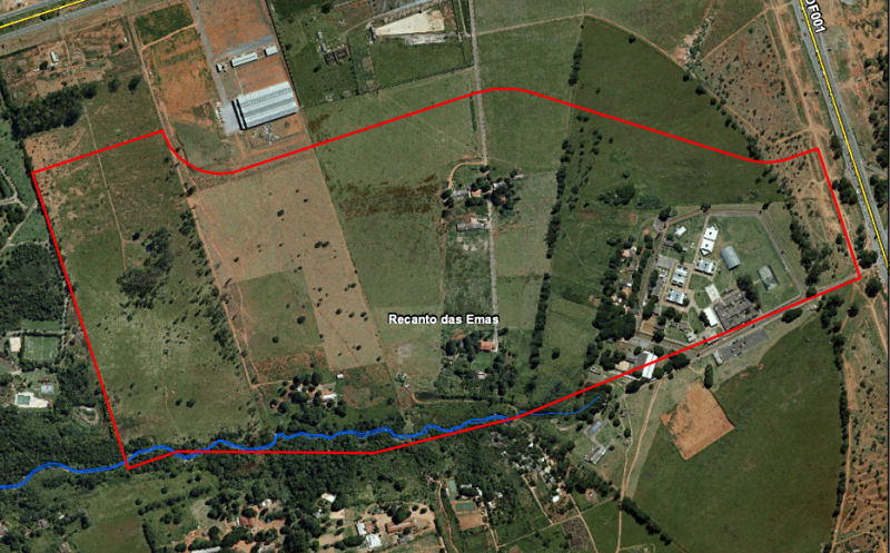 Área do projeto a ser discutido | Foto: Divulgação/Brasília Ambiental