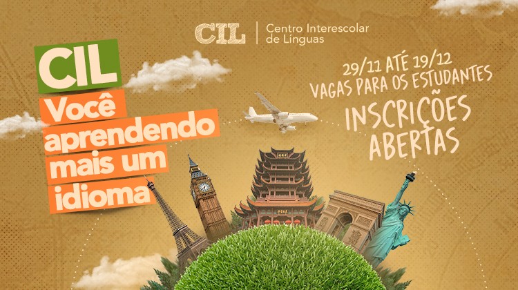 Inglês, espanhol, francês e japonês são os idiomas oferecidos nas unidades do CIL | Arte: SEE