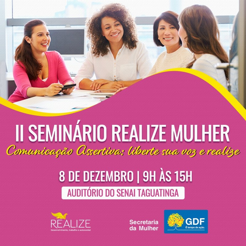 Arte: Secretaria da Mulher