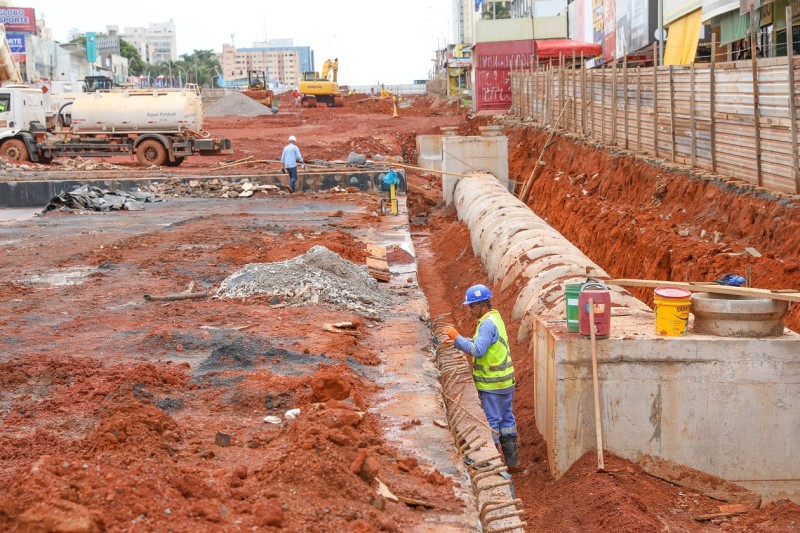 Instalado na parte final da rede, o separador tem o papel de melhorar a qualidade da água captada na passagem antes que ela chegue ao seu destino final | Foto: Lucio Bernardo Jr./Agência Brasília