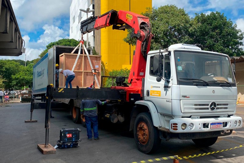 tomógrafo custou R$ 2,1 milhões, mas a sua utilização demanda um espaço especial, que já vem sendo adaptado pelo Instituto de Gestão Estratégica do Distrito Federal (IgesDF) | Foto: Divulgação/IgesDF