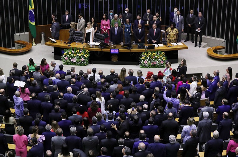 Plenário da Câmara na posse dos 513 deputados - Marina Ramos/Câmara dos Deputados