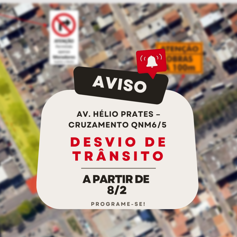 Arte: Divulgação/Secretaria de Obras