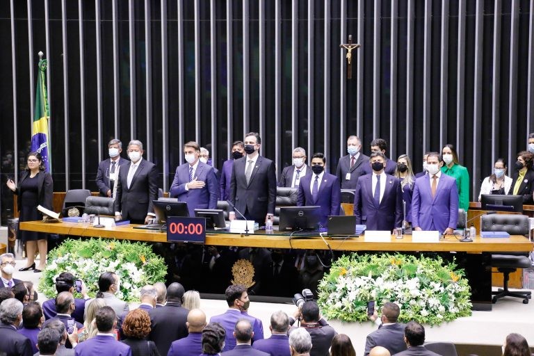 Cerimônia de abertura do ano legislativo ocorre neste momento - (Foto: Marina Ramos/Câmara dos Deputados)