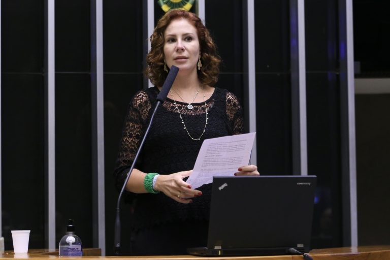Carla Zambelli quer conciliar proteção pessoal com garantia de publicidade - (Foto: Michel Jesus/Câmara dos Deputados)