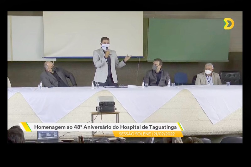 Foto: Reprodução/TV Câmara Distrital