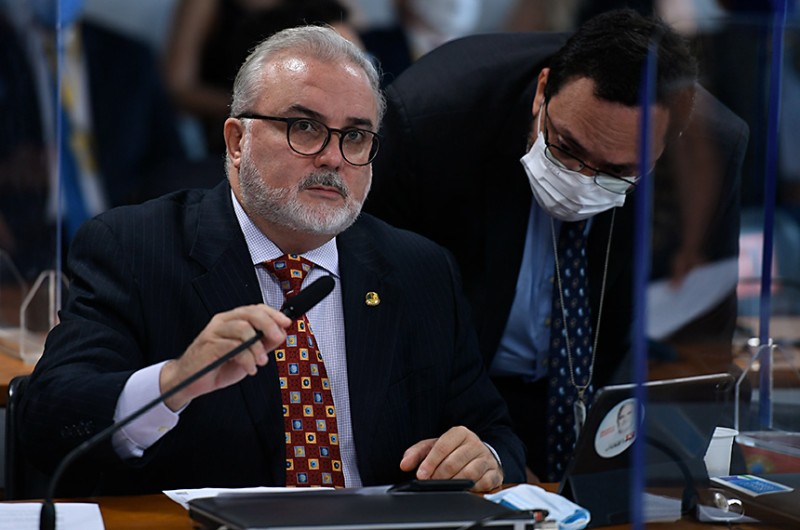 O senador Jean Paul Prates foi autor da maioria dos requerimentos para as audiências. Ele enfatizou na comissão a importância do presidente da Petrobras ser ouvido separadamente dos demais especialistas - Edilson Rodrigues/Agência Senado
