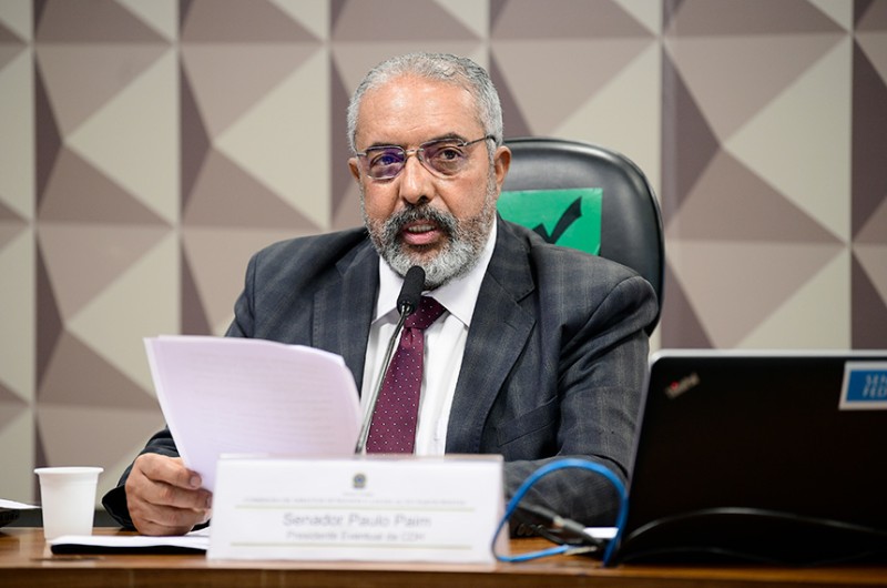 A Comissão de Direitos Humanos (CDH) do Senado promoveu audiência pública para discutir a regulamentação da avaliação biopsicossocial; Paulo Paim presidiu o debate - Pedro França/Agência Senado
