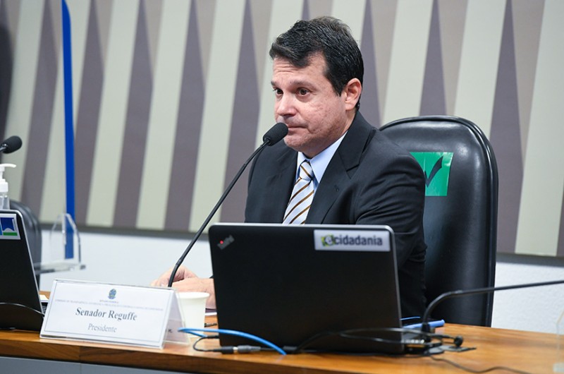 O anúncio foi feito pelo presidente da CTFC e autor do requerimento, senador Reguffe (União Brasil-DF) - Jefferson Rudy/Agência Senado
