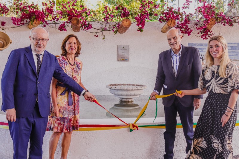 A iniciativa do jardim, continuou, é um presente da embaixada em homenagem ao bicentenário da Independência do Brasil e também ao aniversário de 62 anos de Brasília, cidade escolhida, ressaltou o embaixador, como capital ibero-americana das culturas | Fot